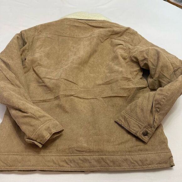 Beautiful Giant Corduroy Sherpa Y2K Trucker Jacket Size Medium New - Picture 5 of 6